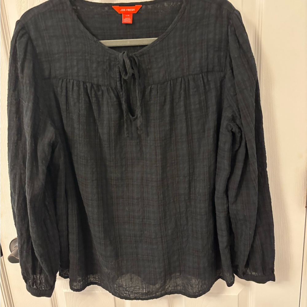 Joe Fresh Women's Black Blouse